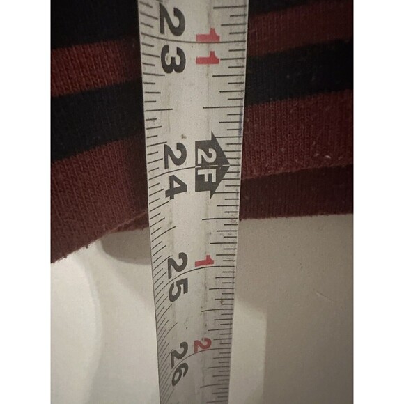 GAP Men’s Large Blue Burgundy Bomber Jacket Pockets Sleeve Pocket - Picture 6 of 8